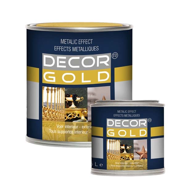 Pale Gold Paint For Indoor & Out Door, Water-based, Does not
