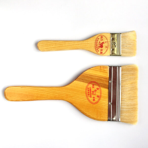 Gilders Brush For Transfer Gold Leaf Application, Wool Bristles